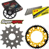 Chain Kit Stealth gold for: YAMAHA MT-03 05-14 15-47-112 DID520VX3 endless