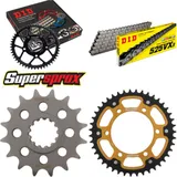 Kettensatz Stealth gold für: YAMAHA MT-10 /ABS 16- 16-43-114 DID525VX3 Niet