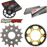 Chain Kit Stealth gold for: YAMAHA MT-09 /ABS 13-15/MT-0 16-45-110 DID525ZVM-X endless