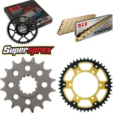 Kettensatz Stealth gold für: YAMAHA MT-09 /ABS 13-15/MT-0 16-45-110 DID525ZVM-X(G&G) Endlos