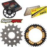 Kettensatz Stealth gold für: YAMAHA FJ1200 86-90 17-40-110 DID530VX3(G&B) Niet