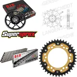Chain Kit Stealth gold for: YAMAHA XJR1300 04-06 18-39-112 DID530ZVM-X endless