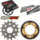 Kettensatz Stealth gold für: YAMAHA YZF1000 R1/R1M 15-15 16-41-114 DID530ZVM-X Niet