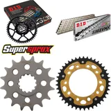 Kettensatz Stealth gold für: YAMAHA YZF1000 R1/R1M 15-15 16-41-114 DID530ZVM-X(S&S) Niet