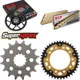 Kettensatz Stealth gold für: YAMAHA YZF1000 R1/R1M 15-15 16-41-114 DID530ZVM-X(G&G) Niet