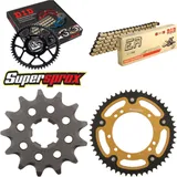 Kettensatz Stealth gold für: KAWASAKI KX85 19``/16`` >4 13-51-130 DID420NZ3(G&B) Clip