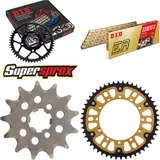 Chain Kit Stealth gold for: KAWASAKI KX125 96-97 13-50-112 DID520ERT2(G&G) Clip