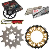 Chain Kit Stealth gold for: KAWASAKI KX125 96-97 13-50-112 DID520ZVM-X(S&S) rivet