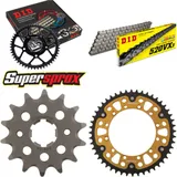Chain Kit Stealth gold for: KAWASAKI KX250 90-91 14-48-114 DID520VX3 endless