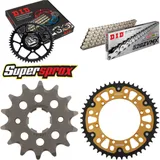Kettensatz Stealth gold für: KAWASAKI KX250 92-93 14-49-114 DID520ZVM-X(S&S) Endlos