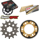 Chain Kit Stealth gold for: KAWASAKI KX250 94-96 14-49-112 DID520ZVM-X(G&G) endless