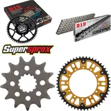 Kettensatz Stealth gold für: KAWASAKI KX250 05-06 13-51-116 DID520ZVM-X Endlos Kettensatz Stealth gold für: KAWASAKI KX250 05-06 13-51-116 DID520ZVM-X Endlos