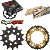 Kettensatz Stealth gold für: KAWASAKI KX500 86-86 14-48-114 DID520ZVM-X(G&G) Endlos