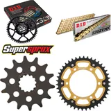 Chain Kit Stealth gold for: KAWASAKI EX300 R Ninja 13-15 14-42-106 DID520ZVM-X(G&G) endless