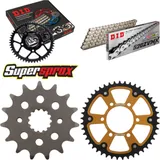 Chain Kit Stealth gold for: KAWASAKI ZXR400 91-99 15-45-110 DID520ZVM-X(S&S) rivet