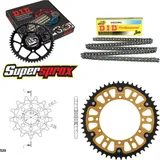 Kettensatz Stealth gold für: KAWASAKI KLX450 R 07-15 13-50-116 DID520NZ Clip Kettensatz Stealth gold für: KAWASAKI KLX450 R 07-15 13-50-116 DID520NZ Clip