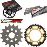 Kettensatz Stealth gold für: KAWASAKI GPZ500 S 87-93 16-42-104 DID520ZVM-X Endlos