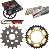 Kettensatz Stealth gold für: KAWASAKI ER-5 Twister 500 2 17-42-106 DID520ZVM-X(S&S) Niet