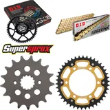 Kettensatz Stealth gold für: KAWASAKI ER-5 Twister 500 2 17-42-106 DID520ZVM-X(G&G) Niet