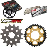 Chain Kit Stealth gold for: KAWASAKI ZX-6R 600 98-02 15-40-108 DID525ZVM-X(S&S) rivet
