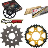 Chain Kit Stealth gold for: KAWASAKI ZX-6R /RR 636 05-06 15-43-110 DID520ZVM-X(G&G) rivet