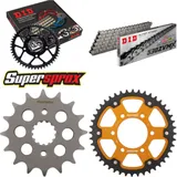 Kettensatz Stealth gold für: KAWASAKI ZXR750 93-95 16-44-110 DID530ZVM-X Niet