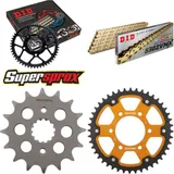 Kettensatz Stealth gold für: KAWASAKI ZXR750 93-95 16-44-110 DID530ZVM-X(G&G) Endlos