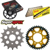 Kettensatz Stealth gold für: KAWASAKI ZXR750 R 93-95 16-41-108 DID530VX3(G&B) Endlos