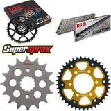 Kettensatz Stealth gold für: KAWASAKI ZXR750 R 93-95 16-41-108 DID530ZVM-X Niet