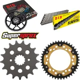 Kettensatz Stealth gold für: KAWASAKI VN800 97-99/VN800 C 17-42-112 DID530VX3 Endlos