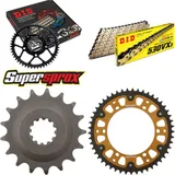 Kettensatz Stealth gold für: KAWASAKI GPZ900 R 84-89 17-49-112 DID530VX3(G&B) Niet Kettensatz Stealth gold für: KAWASAKI GPZ900 R 84-89 17-49-112 DID530VX3(G&B) Niet