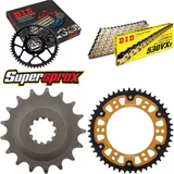 Kettensatz Stealth gold für: KAWASAKI GPZ900 R 90-96 17-48-112 DID530VX3(G&B) Endlos