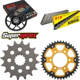 Chain Kit Stealth gold for: KAWASAKI ZX-9R 900 02-03 16-41-110 DID525VX3 rivet