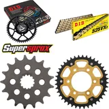 Kettensatz Stealth gold für: KAWASAKI ZX-10R 1000 06-07 17-40-108 DID525VX3(G&B) Niet