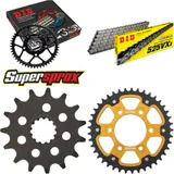 Kettensatz Stealth gold für: KAWASAKI Z1000 SX /ABS 11-15 15-41-112 DID525VX3 Endlos
