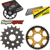Kettensatz Stealth gold für: KAWASAKI ZX-12R 1200 00-06 18-46-116 DID530VX3 Endlos