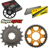 Kettensatz Stealth gold für: KAWASAKI ZZR1200 02-05 17-44-112 DID530VX3 Niet