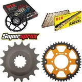 Chain Kit Stealth gold for: KAWASAKI ZZR1200 02-05 17-44-112 DID530VX3(G&B) rivet