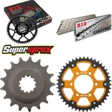 Kettensatz Stealth gold für: KAWASAKI ZZR1200 02-05 17-44-112 DID530ZVM-X(S&S) Endlos