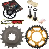 Chain Kit Stealth gold for: KAWASAKI ZZR1400 13-15 17-42-118 DID530ZVM-X(G&G) rivet
