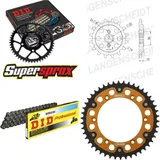 Kettensatz Stealth gold für: HUSQVARNA SM125 00-13 13-46-112 DID520 Clip