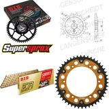Kettensatz Stealth gold für: HUSQVARNA SM125 00-13 13-46-112 DID520ERT2(G&G) Clip