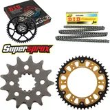 Kettensatz Stealth gold für: HUSQVARNA WRE125 08-13/WR300 13-48-112 DID520NZ Clip