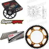 Kettensatz Stealth gold für: HUSQVARNA CR125 92-94 12-49-116 DID520ZVM-X Endlos