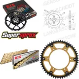 Chain Kit Stealth gold for: HUSQVARNA WR125 92-94 13-52-114 DID520ZVM-X(G&G) rivet