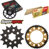 Kettensatz Stealth gold für: HUSQVARNA CR250 92-94/WR250 14-48-114 DID520ERT2(G&G) Clip
