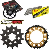 Kettensatz Stealth gold für: HUSQVARNA CR250 92-94/WR250 14-48-114 DID520VX3 Endlos