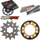 Kettensatz Stealth gold für: HUSQVARNA CR250 95-98 13-48-114 DID520ZVM-X Niet