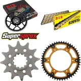 Chain Kit Stealth gold for: HUSQVARNA TC250 06-08 12-50-116 DID520VX3(G&B) endless