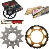 Kettensatz Stealth gold für: HUSQVARNA TC250 06-08 12-50-116 DID520ZVM-X(G&G) Endlos